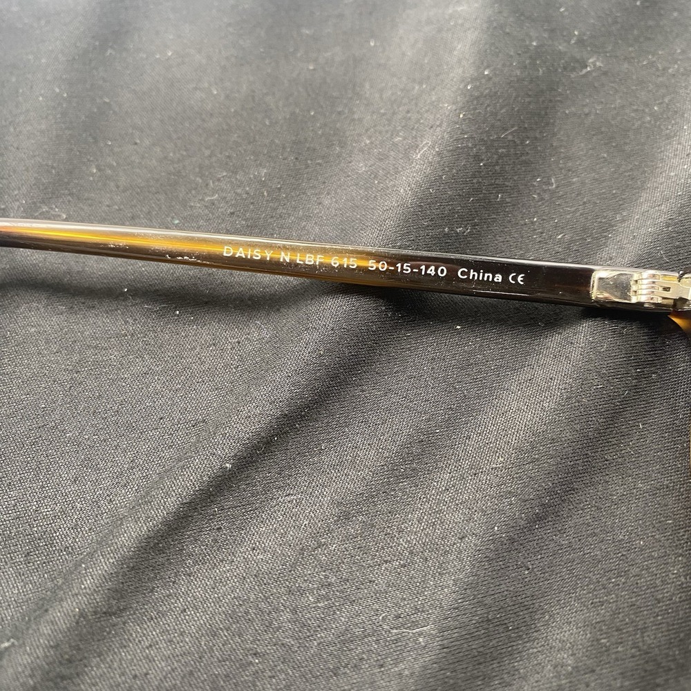 Warby Parker Eyeglasses Women FRAME ONLY Daisy Cat Eye 50-15-140 Brown Clear 531 - Picture 7 of 12